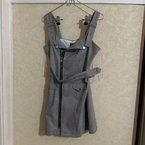 Honey Punch Zipper Plaid Dress